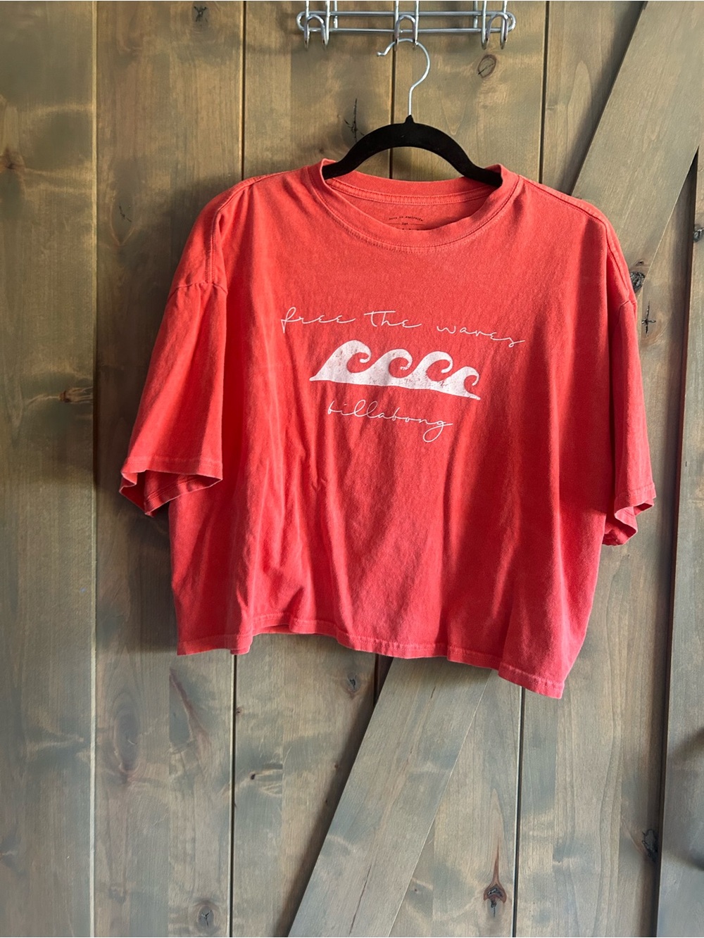 Billabong Coral Cropped Wave Tee